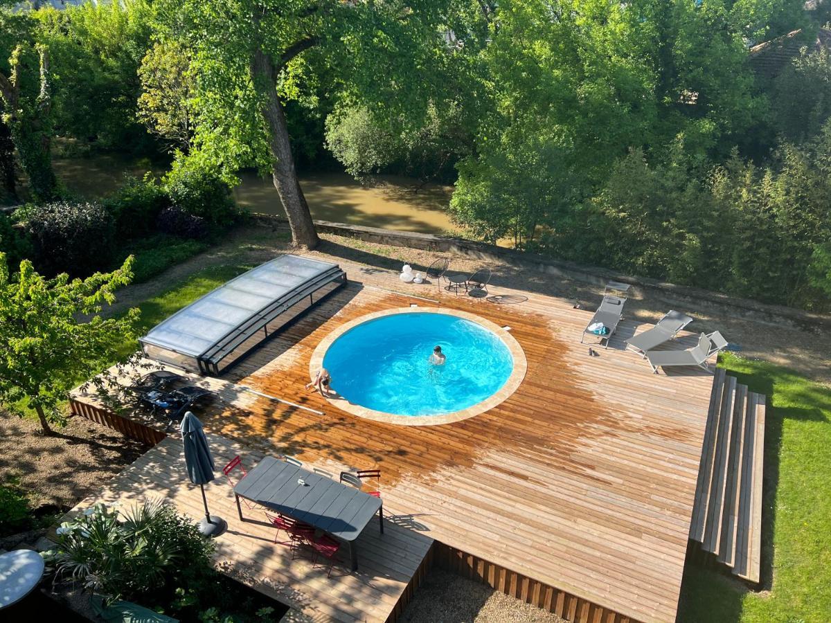 Hotel L'Escale Du Midou Mont-de-Marsan Zewnętrze zdjęcie